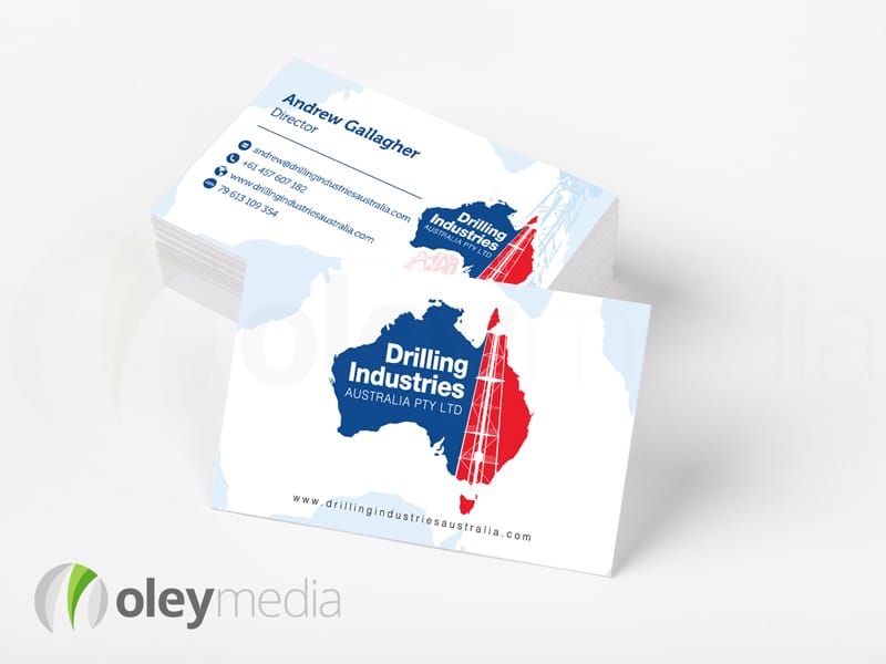 Drilling Industries Business Card Design