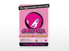 Girlfest Posters Advertising