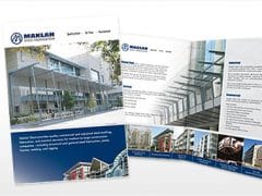 Maklah 4pg A4 Brochure Design