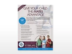 Mates College Posters Advertising