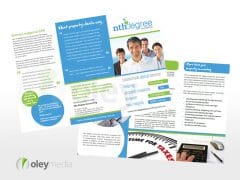 Nth Degree Accounting 6pg DL Brochure Design