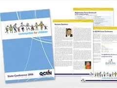QCAN A4 Presentation Flyer Design