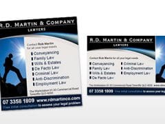 RD Martin Company Posters Advertising