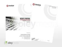 Resolute IT A4 Sales Proposal Template Design