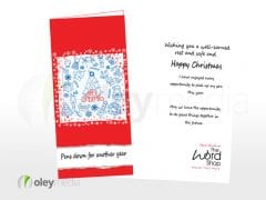 The Word Shop 4Pg DL Christmas Brochure Design