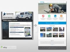 Website Design Makeover Concrete Seal