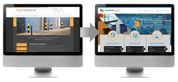 Website Makeover Portfolio Sample