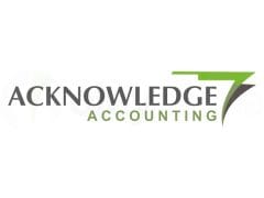 acknowledge accounting logo design