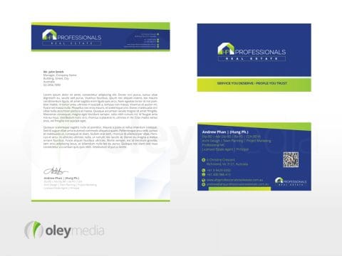 ahp professionals corporate identity design