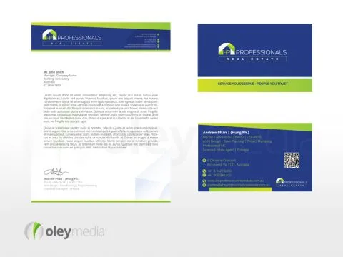 ahp professionals corporate identity design