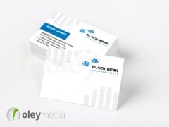 black bear business card design