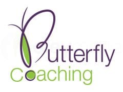 butterfly coaching logo design