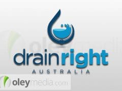 drain right logo design