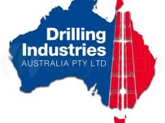 drilling industries australia logo design