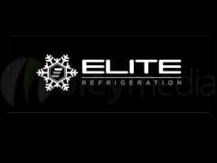 elite refrigeration logo design