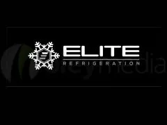 elite refrigeration logo design
