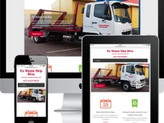 Ex Waste Mobile Responsive Website Design