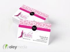 fashion clothing co business card design