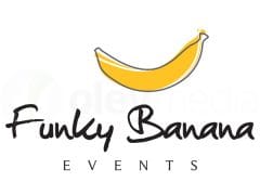funky banana logo design