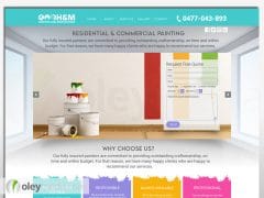 H&M Painting Website Design