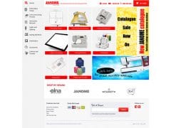 Janome Website Design