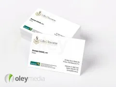life and income insurance solutions business card design