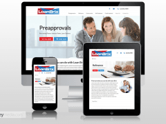 LoanBrix Mobile Responsive Website Design