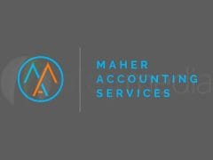 maher accounting logo design