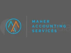 maher accounting logo design