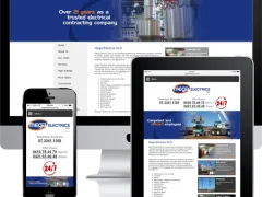 Mega Electrics Mobile Responsive Website Design