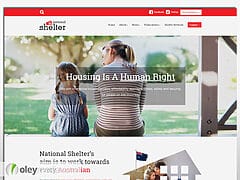 National Shelter Website Design