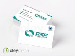 oes systems business card design