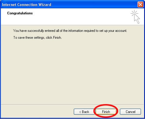 Outlook Express - Setup Complete
