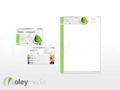 oley media corporate identity design