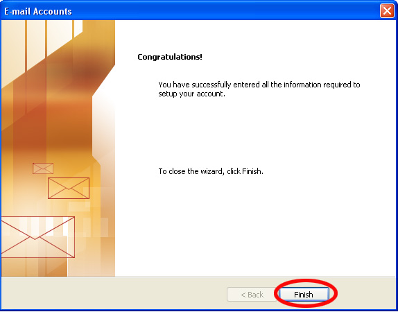Outlook 2003 - Setup Complete