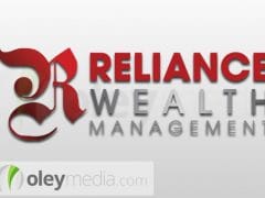 reliance wealth management logo design