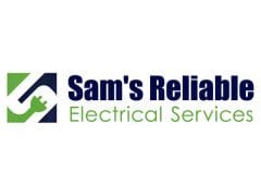 sams reliable electrical service logo design