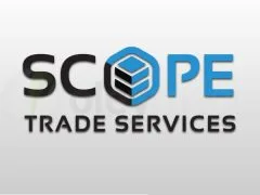 scope trade services logo design