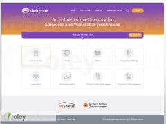 shelterme website design