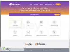 shelterme website design