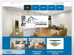 Signature Plaster Website Design