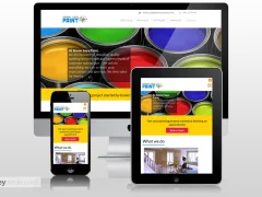 Simon Says Paint Mobile Responsive Website Design