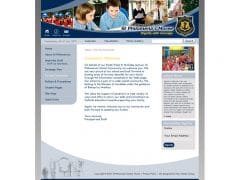 St Philomenas Website Design