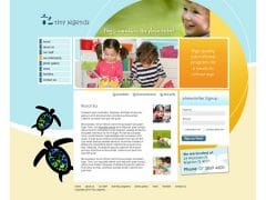 Tiny Legends Website Design