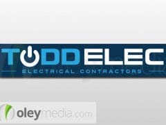 todd electrical logo design