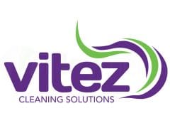 vitez cleaning solutions logo design