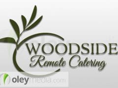 woodside remote catering logo design